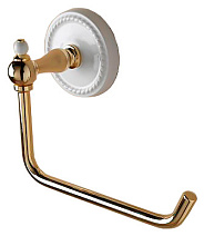 Держатель туалетной бумаги Devon&Devon Dorothy DOR411OT золото/белый