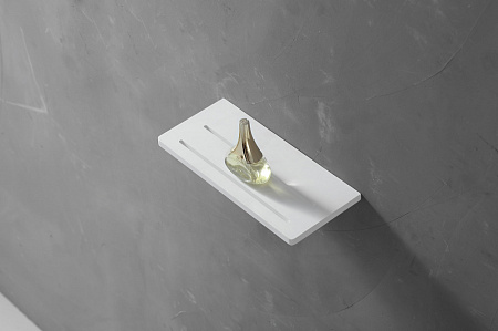 Полочка для ванной комнаты ABBER Stein AS1653 белый