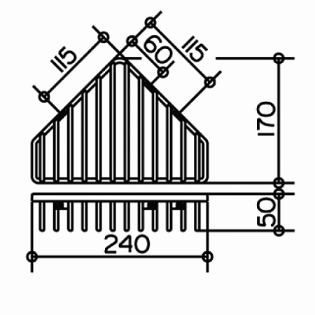 Корзинка для губок Keuco  24904010000