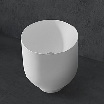 Раковина накладная ABBER Stein AS2618 белый матовый