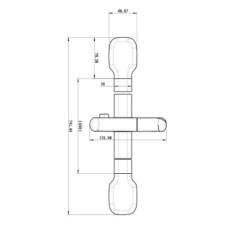 Душевая штанга Lemark LM8078C хром