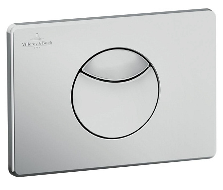 Кнопка смыва Villeroy & Boch ViConnect 92248569 матовый хром
