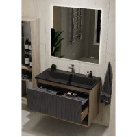 Мебель для ванной Jorno Tossony Toss.01.90/P/DS-A/JR 90 дуб самдал/антрацит