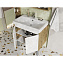Тумба c раковиной Aquaton Сканди 1A278901SDZ90 70 с дверками, белый/дуб рустикальный - фото 2
