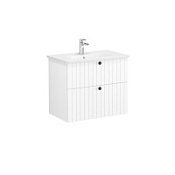 Тумба с раковиной VitrA Root Groove 69436 80 белый матовый Тумба с раковиной VitrA Root Groove 69436 80 белый матовый