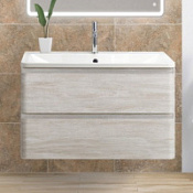 Тумба под раковину BelBagno Albano ALBANO-800-2C-SO-RVB 80 подвесная, Rovere Vintage Bianco