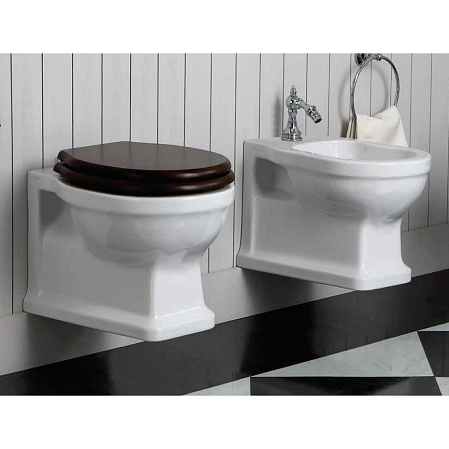 Унитаз подвесной Simas Londra LO918bi орех/золото