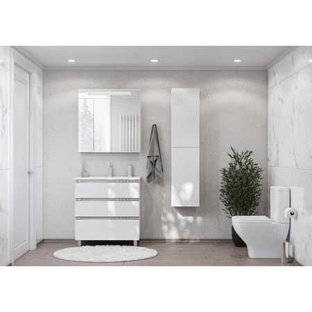 Мебель для ванной Roca The Gap A857406806 80 три ящика,белый глянец