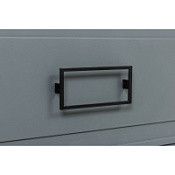 Ручка для мебели La Fenice Cubo FNC-04-CUB-N-80 8 два ящика, черный