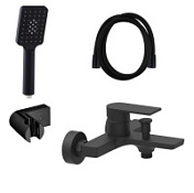 Смеситель AQG Alpha 01ALP416NG для ванны, черный матовый