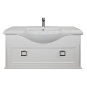Тумба с раковиной Tessoro Foster TS-F90105-CH-W 105 подвесная, белый Тумба с раковиной Tessoro Foster TS-F90105-CH-W 105 подвесная, белый