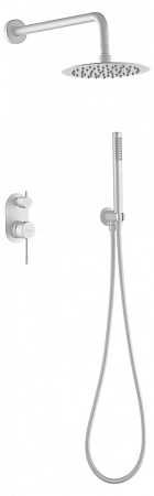 Душевой комплект Boheme Uno 464-MW для душа, белый матовый
