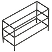 Каркас Cezares Cadro CADRO-120/46/73-2C-PIA-MET-ST 120 двухъярусный, напольный