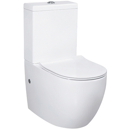 Унитаз-компакт beWash Lusso BKBWR004620 с системой микролифт, белый глянцевый