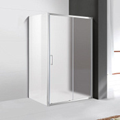 Душевой уголок Cezares Molveno MOLVENO-AH-11-130/90-P-Cr 130x90x195 стекло рифленое/профиль хром