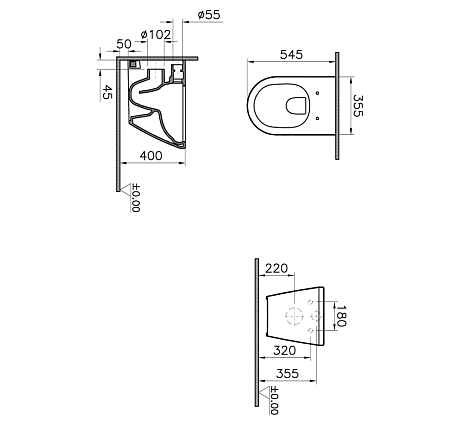 Унитаз подвесной VitrA Integra Round 7041B003-0075