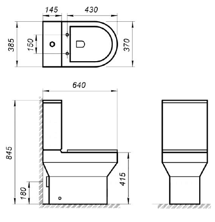 Унитаз-компакт BelBagno Norma BB339CPR