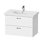 Тумба под раковину Duravit XBase XB619001818 80 белый матовый