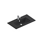 Мебельная раковина Berloni Bagno Way Block LAVSMRINCXR003 190 102 черный матовый