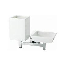 Мыльница Stil Haus Urania U14(08-BI) хром/белый