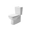 Чаша для унитаза-компакта Duravit D-Code 21180900002 горизонтальный выпуск - фото 1