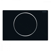 Кнопка смыва Geberit Sigma 10 115.758.14.5 черный матовый/хром гланцевый