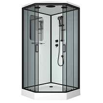 Душевая кабина Niagara Premium NG-6901-01D BLACK 90x90x220 тонированное/профиль черный матовый