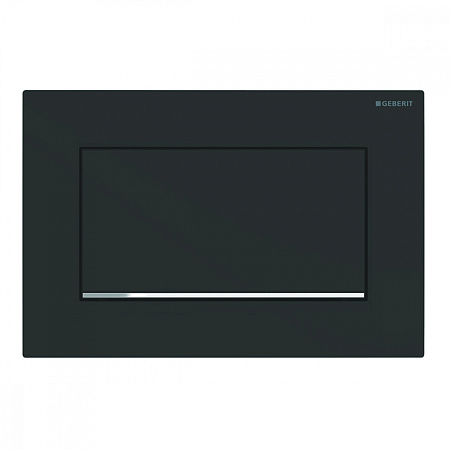 Кнопка смыва Geberit Sigma 30 115.893.14.1 черный матовый/хром глянцевый