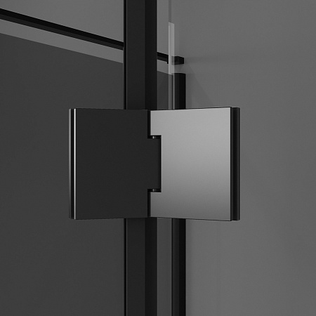 Душевой уголок Niagara Nova NG-2831-34BLACK 90x90x195 стекло тонированное/профиль черный матовый
