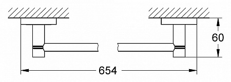 Полотенцедержатель Grohe Essentials 40366000 60 