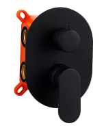 Смеситель AQG Beta 01BET352NG для душа, черный матовый