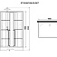 Душевая кабина Niagara Standart ST100/80/15QL/KL/BKT 100x80x225 черный матовый/прозрачный клетка - фото 10
