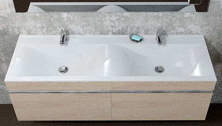 Мебельная раковина Velvex Pulsus 140х50 см