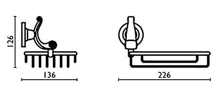 Полка Bagno & Associati Opera OP13452 ORO