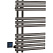Полотенцесушитель электрический Boheme Venturo 723-GM 80х50 см, сухой, оружейная сталь