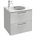 Тумба с раковиной Jacob Delafon Odeon Rive Gauche EB2520-R9-N18 60 белый, ручки черный