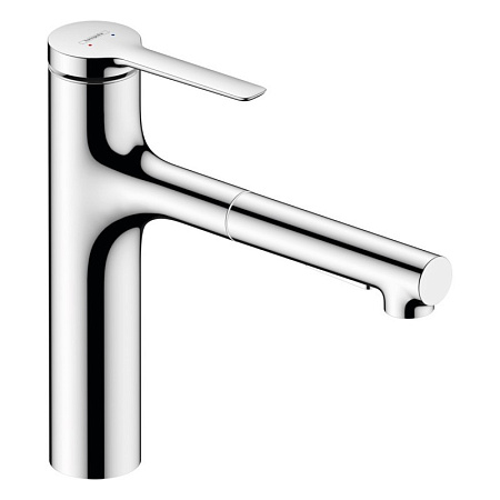 Смеситель Hansgrohe Zesis M33 74804000 для кухонной мойки, хром