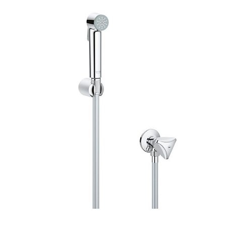 Гигиенический душ Grohe Tempesta-F 27514001 с запорным вентилем, хром