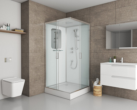 Душевая кабина Niagara Premium NG-6002-01Q 100x100x210 стекло прозрачное/профиль хром