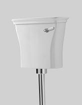 Бачок для унитаза ArtCeram Civitas CIC007 01; 00 с короткой трубой, белый глянцевый