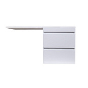 Тумба с раковиной подвесная El Fante Даллас 120 R 2 ящика, пленка, белый