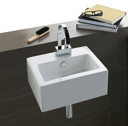 Раковина Simas Frozen FZ 14 bia 0 hole 43x33,5x16 без отверстия под смеситель, белый