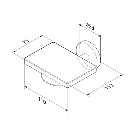 Мыльница Am.Pm X-Joy A85A34222 черный