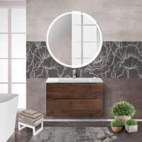 Мебель для ванной BelBagno Etna ETNA-H60-900-2C-SO-RW-P 90 Rovere Moro
