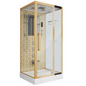 Душевая кабина Niagara Lux 7714G 100х90 см, золото Душевая кабина Niagara Lux 7714G 100х90 см, золото