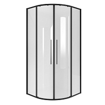 Душевой уголок Niagara Nova NG-6826-34BLACK 90x90x195 стекло прозрачное/профиль черный матовый