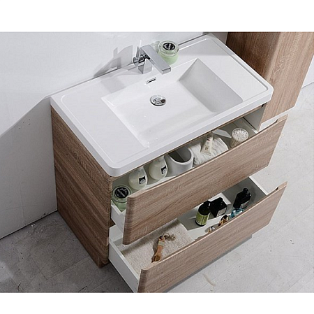 Мебель для ванной  BelBagno Ancona-N 80 bianco frassinato