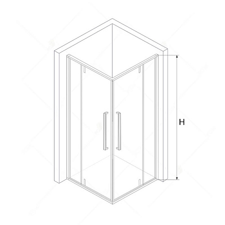 Душевой уголок RGW Stilvoll 06323388-11 80x80x200 прозрачное/хром