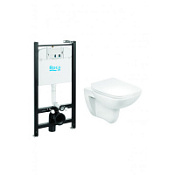 Комплект Roca Debba Pac 893104970 унитаз подвесной + инсталляция + сиденье
