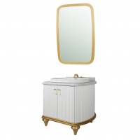 Мебель для ванной Tessoro Rivoli TS-RI910-C-W/GD 100 белый/цоколь с ножками золото